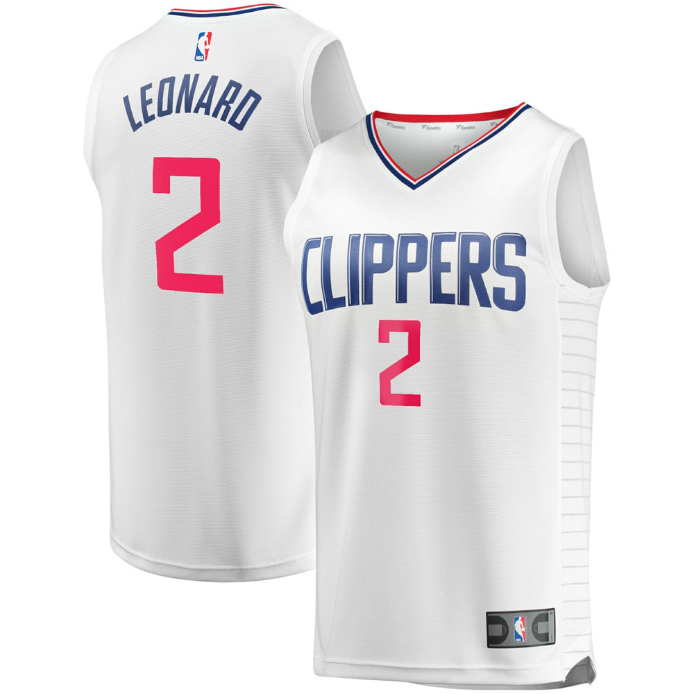 Fanatics Kawhi Leonard LA Clippers Fast Break Replica Player Jersey