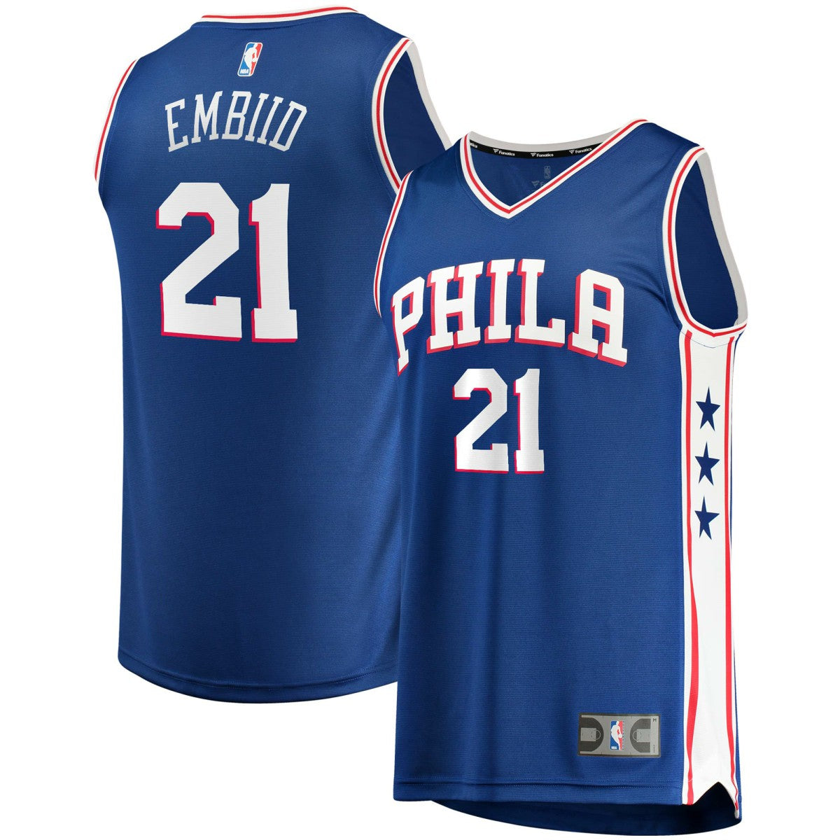Fanatics Joel Embiid Philadelphia 76ers Fast Break Replica Player Jersey