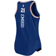 Fanatics Joel Embiid Philadelphia 76ers Women's Fast Break Team Tank Jersey