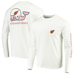 Vineyard Vines Whale Helmet Long Sleeve T-Shirt - Arizona Cardinals T-shirts
