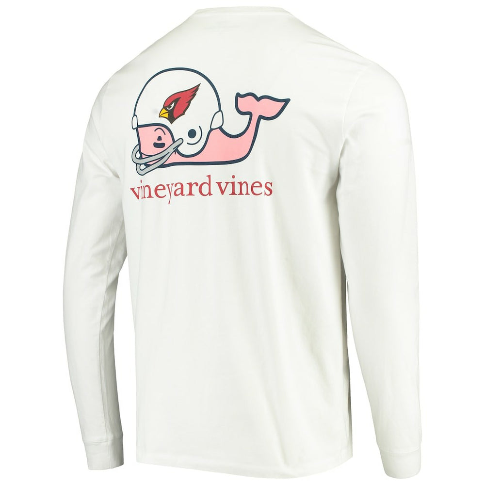 Vineyard Vines Whale Helmet Long Sleeve T-Shirt - Arizona Cardinals T-shirts