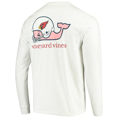 Vineyard Vines Whale Helmet Long Sleeve T-Shirt - Arizona Cardinals T-shirts