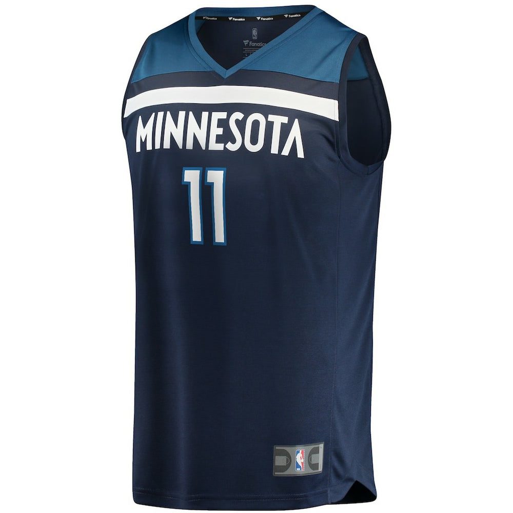 Fanatics Naz Reid Minnesota Timberwolves Fast Break Replica Jersey Navy