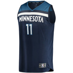 Fanatics Naz Reid Minnesota Timberwolves Fast Break Replica Jersey Navy