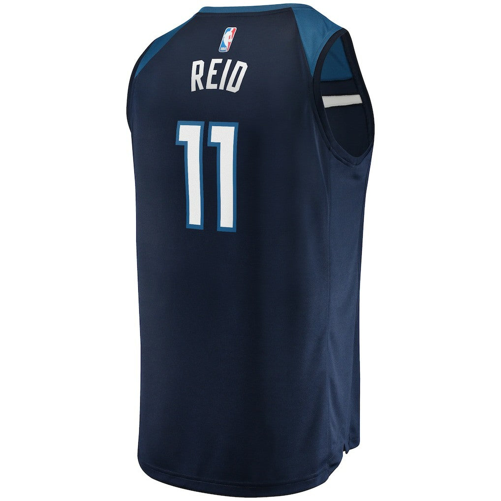 Fanatics Naz Reid Minnesota Timberwolves Fast Break Replica Jersey Navy
