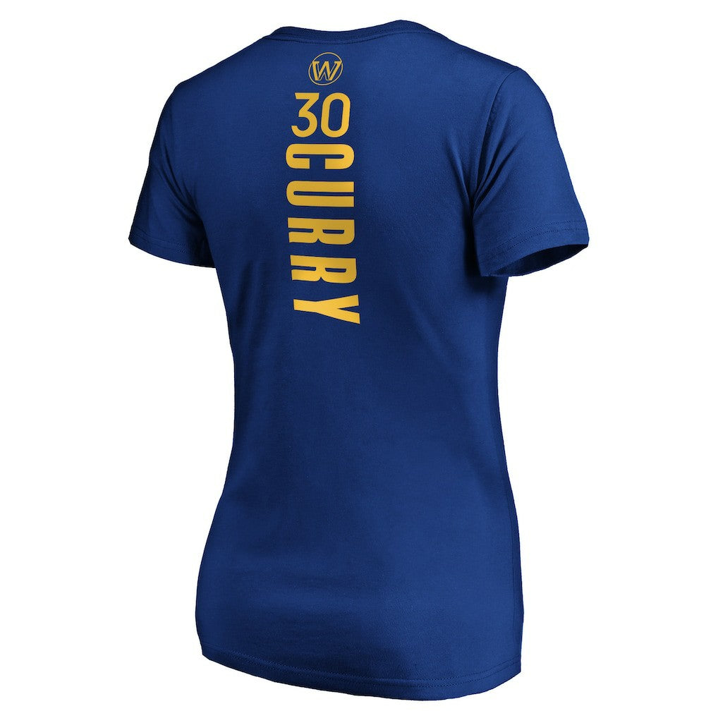 Stephen Curry Golden State Warriors Women's Playmaker Name & Number V-Neck T-Shirt sale