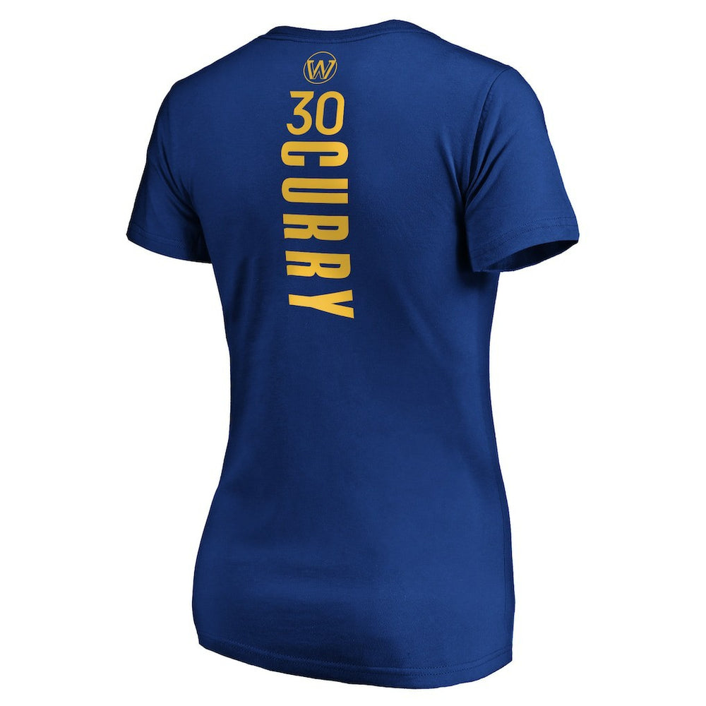 Stephen Curry Golden State Warriors Women's Playmaker Name & Number V-Neck T-Shirt sale