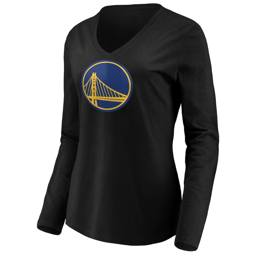 Stephen Curry Golden State Warriors Women's Playmaker Name & Number Long Sleeve V-Neck T-Shirt sale