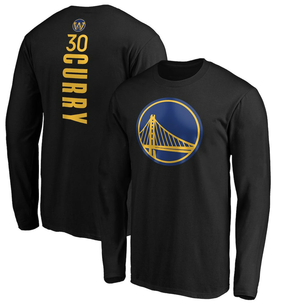Stephen Curry Golden State Warriors Playmaker Name & Number Long Sleeve T-Shirt sale