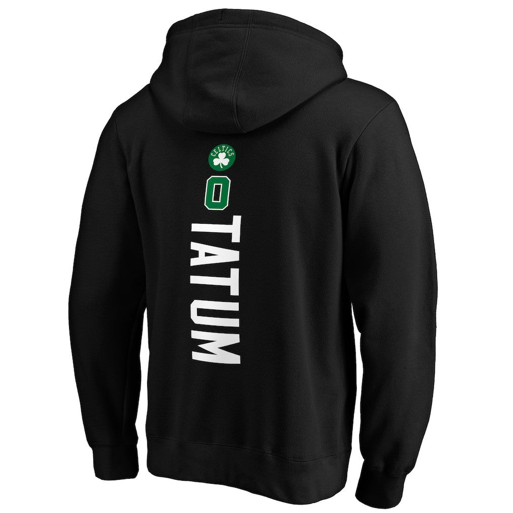 Jayson Tatum Boston Celtics Playmaker Name & Number Pullover Hoodie