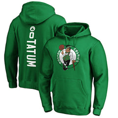 Jayson Tatum Boston Celtics Playmaker Name & Number Pullover Hoodie