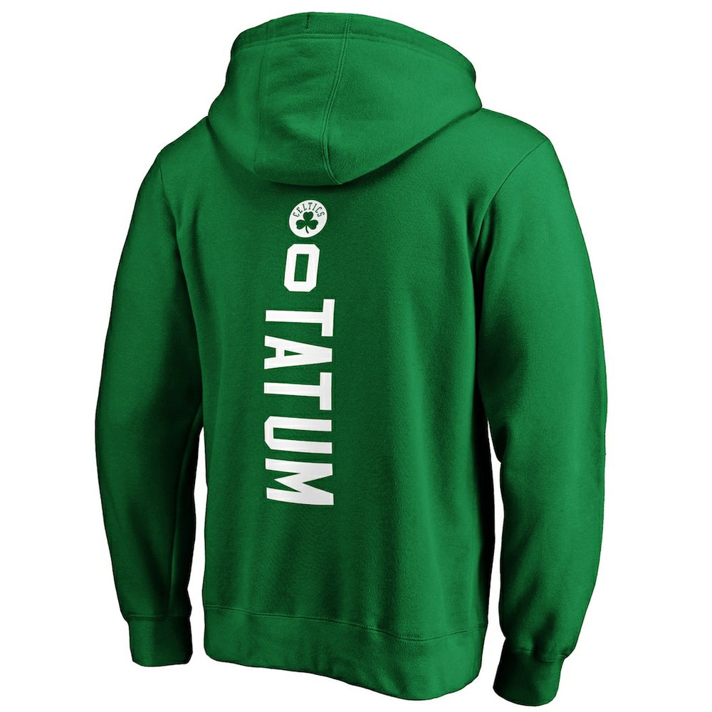 Jayson Tatum Boston Celtics Playmaker Name & Number Pullover Hoodie