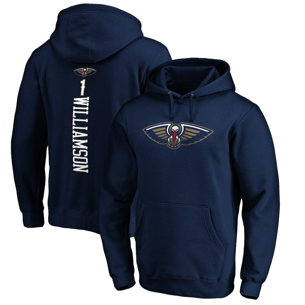 Zion Williamson New Orleans Pelicans Playmaker Name & Number Pullover Hoodie