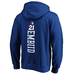 Joel Embiid Philadelphia 76ers Playmaker Name & Number Pullover Hoodie