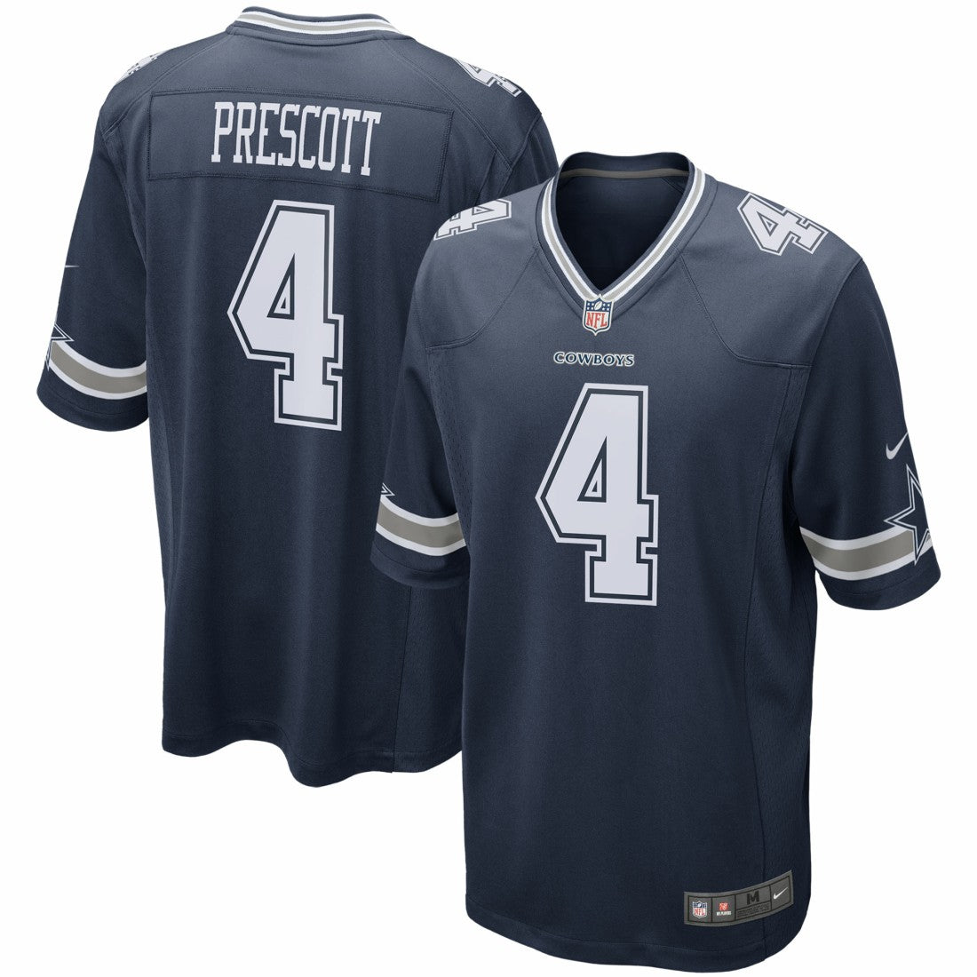 Dak Prescott  Game Team Jersey - Dallas Cowboys Jerseys