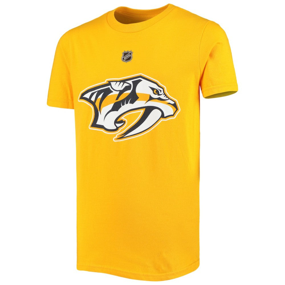 NHL Filip Forsberg Nashville Predators Youth Player Name & Number T-Shirt