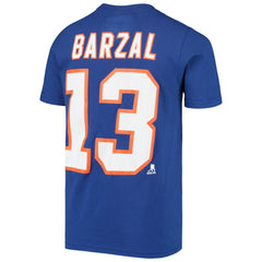 NHL Mathew Barzal New York Islanders Youth Player Name & Number T-Shirt