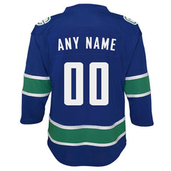 NHL Vancouver Canucks Youth Replica Custom Jersey