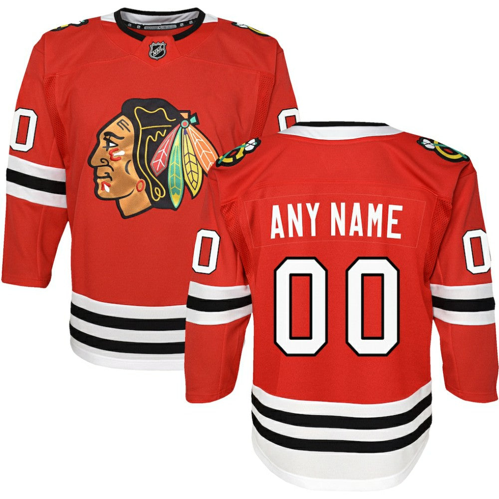 NHL Chicago Blackhawks Youth Premier Custom Jersey