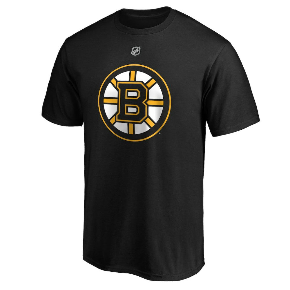 NHL David Pastrnak Boston Bruins Fanatics Authentic Stack Player Name & Number T-Shirt