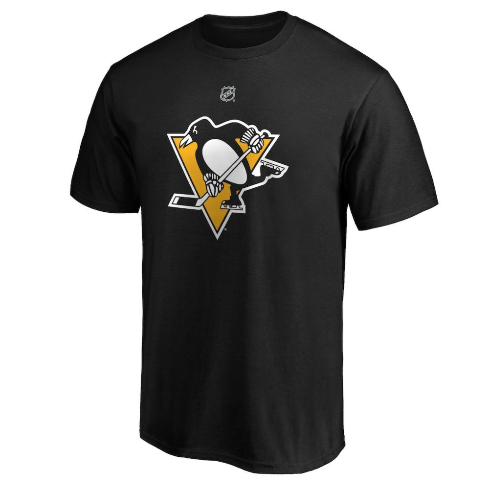 NHL Evgeni Malkin Pittsburgh Penguins Fanatics Authentic Stack Player Name & Number T-Shirt
