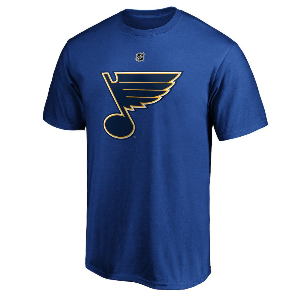 NHL Jordan Binnington St. Louis Blues Fanatics Authentic Stack Player Name & Number T-Shirt