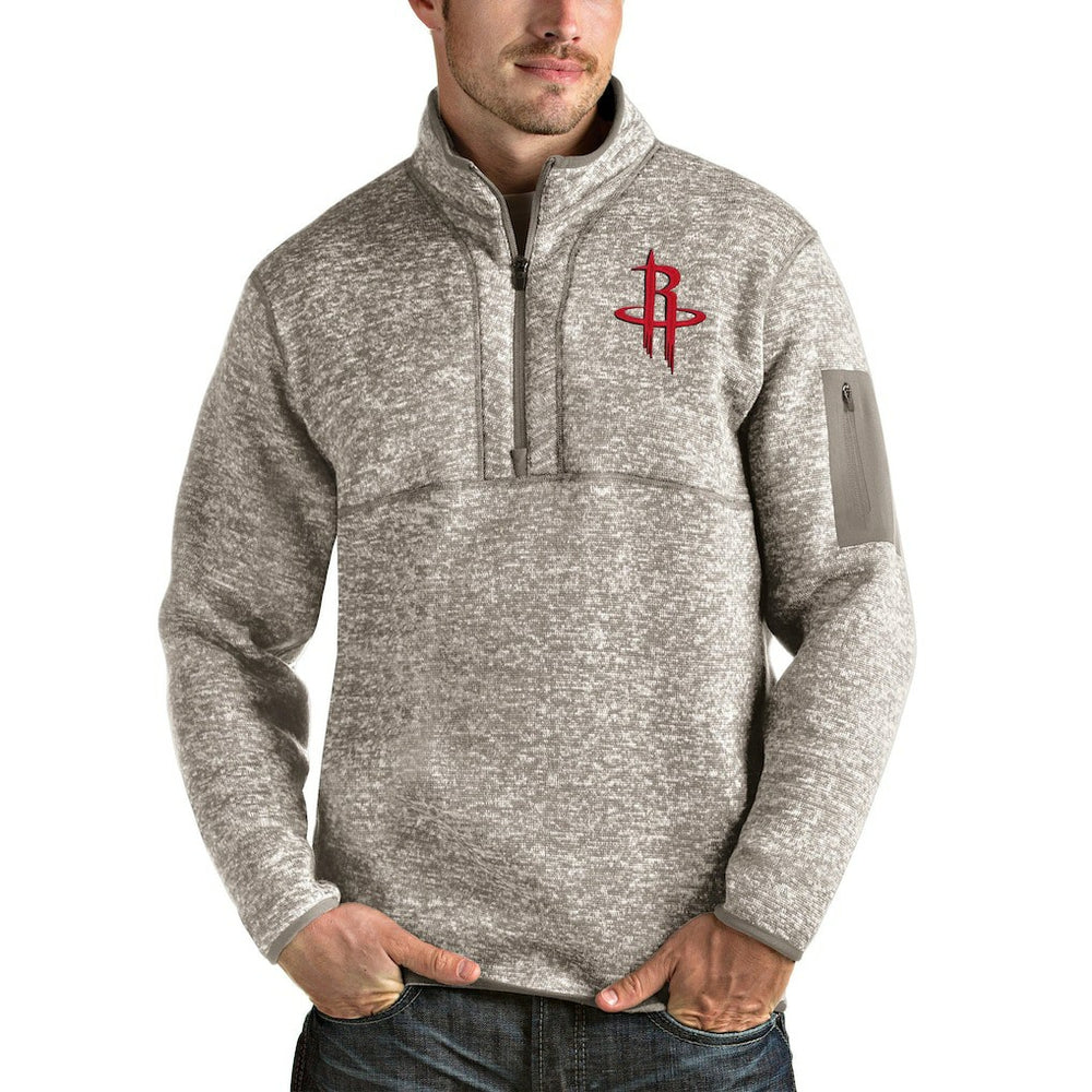 Houston Rockets Antigua Fortune Quarter-Zip Pullover Jacket sale