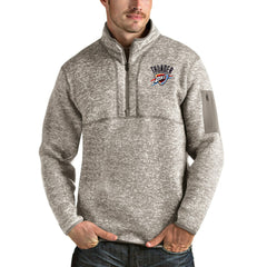 Oklahoma City Thunder Antigua Fortune Quarter-Zip Pullover Jacket