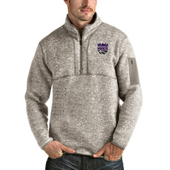 Sacramento Kings Antigua Fortune Quarter-Zip Pullover Jacket