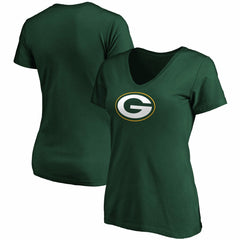 Women's Primary Logo V-Neck T-Shirt - Green Bay Packers T-shirts
