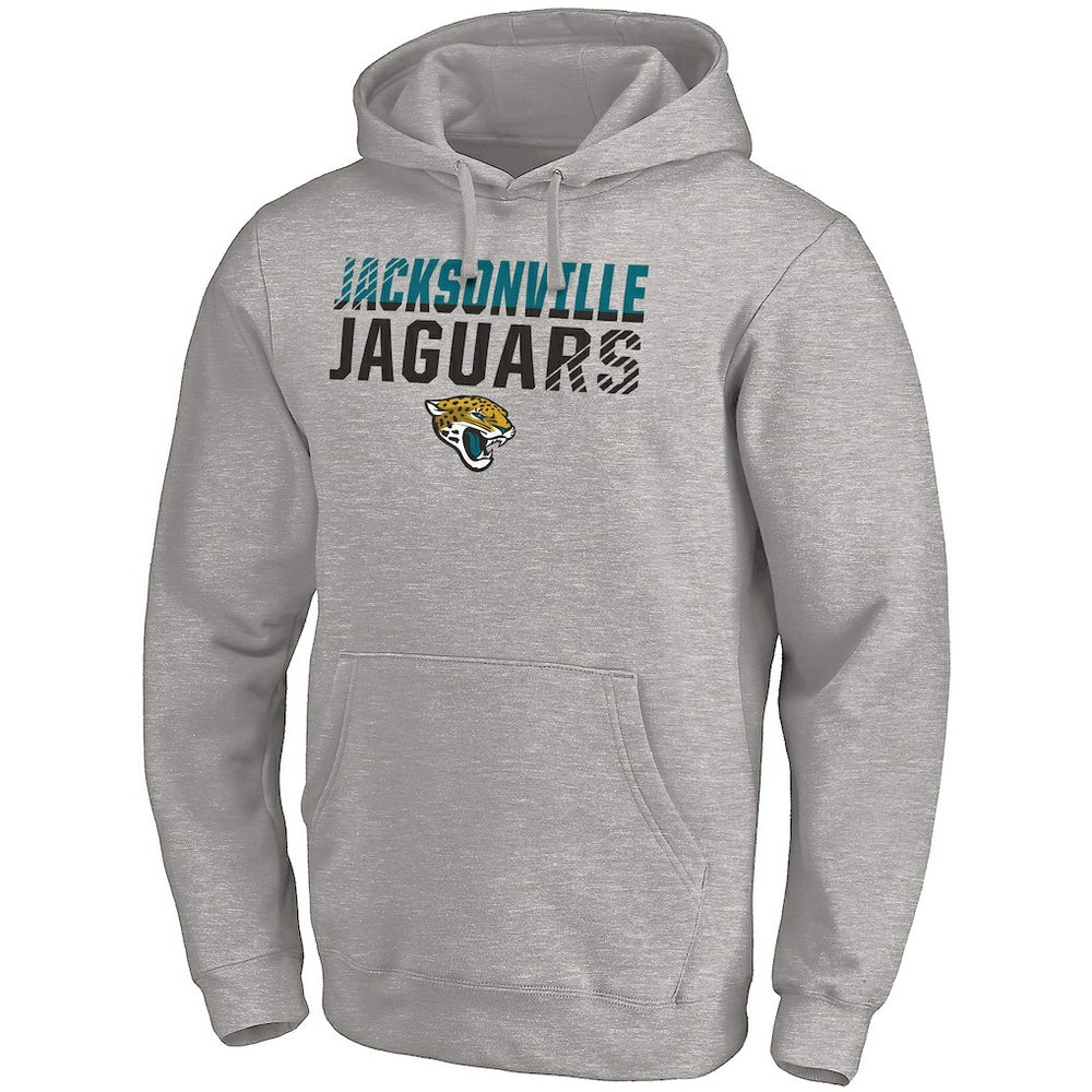 Fade Out Fitted Pullover Hoodie - Jacksonville Jaguars Hoodies