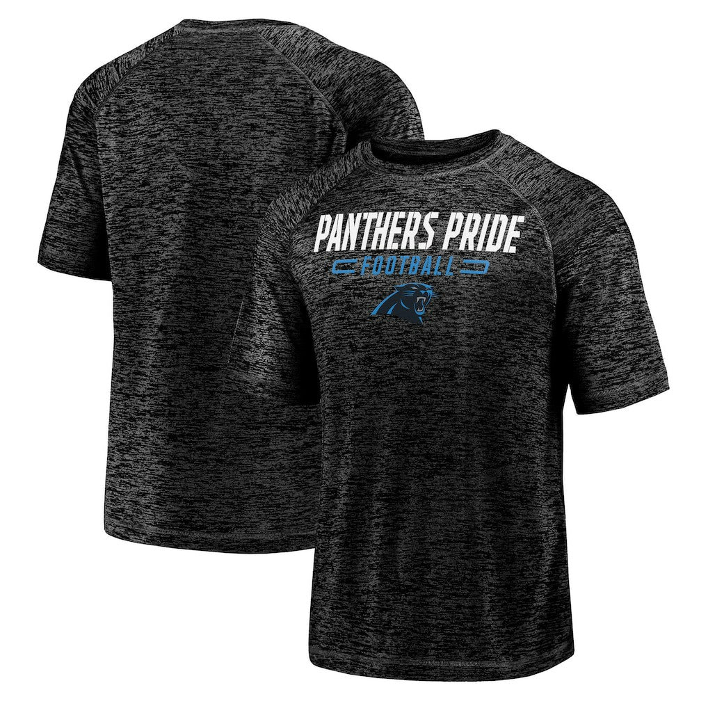 Nickname Wordmark Raglan Space Dye T-Shirt - Carolina Panthers T-shirts