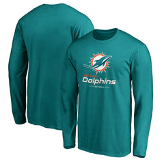 Team Lockup Long Sleeve T-Shirt - Miami Dolphins T-shirts