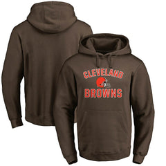 Victory Arch Team Fitted Pullover Hoodie - Cleveland Browns Hoodies