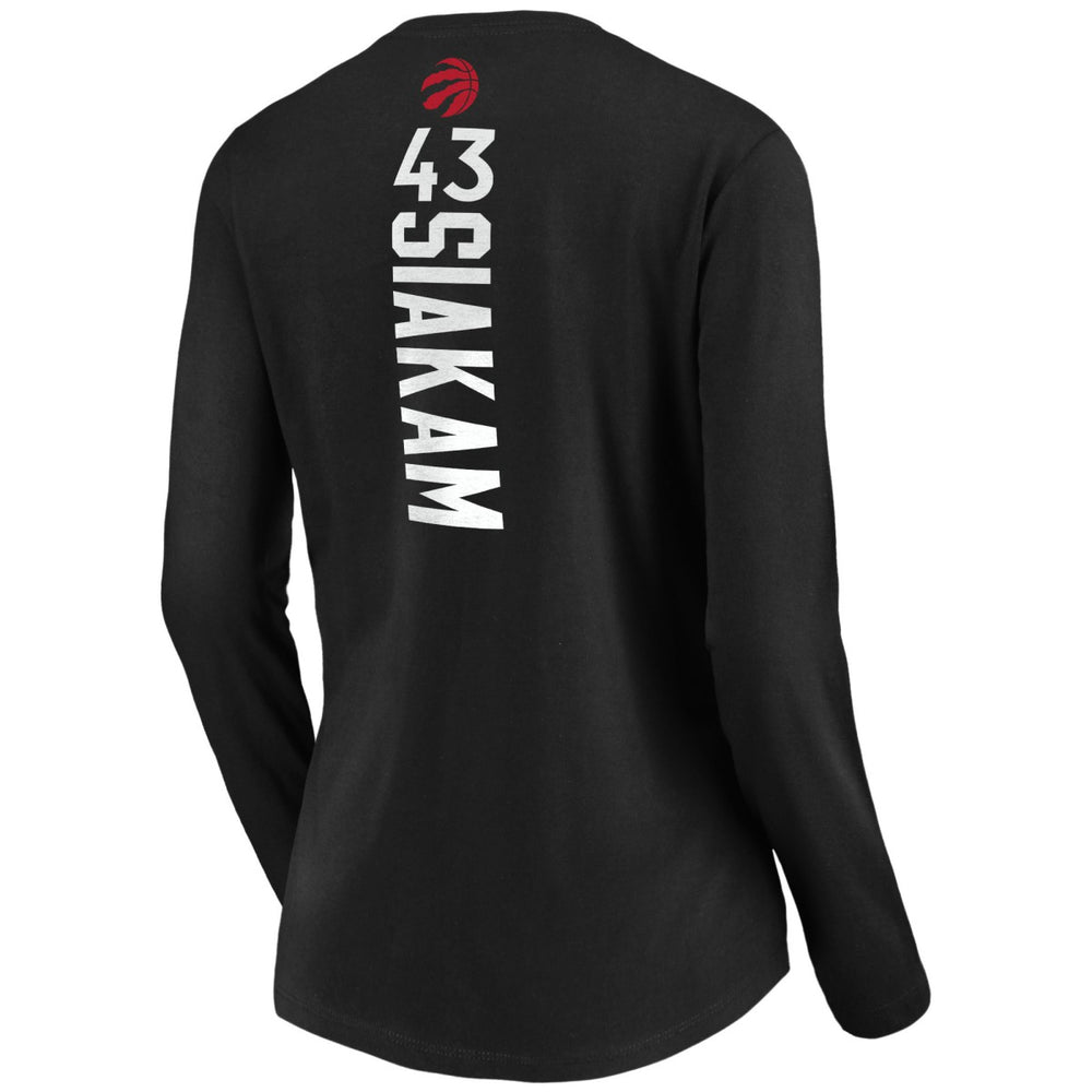 Fanatics Pascal Siakam Toronto Raptors Women's Playmaker Name & Number Long Sleeve T-Shirt