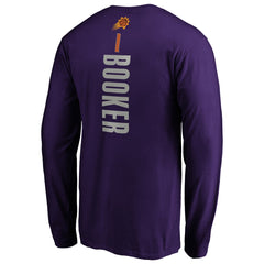 Devin Booker Phoenix Suns Playmaker Name & Number Long Sleeve T-Shirt