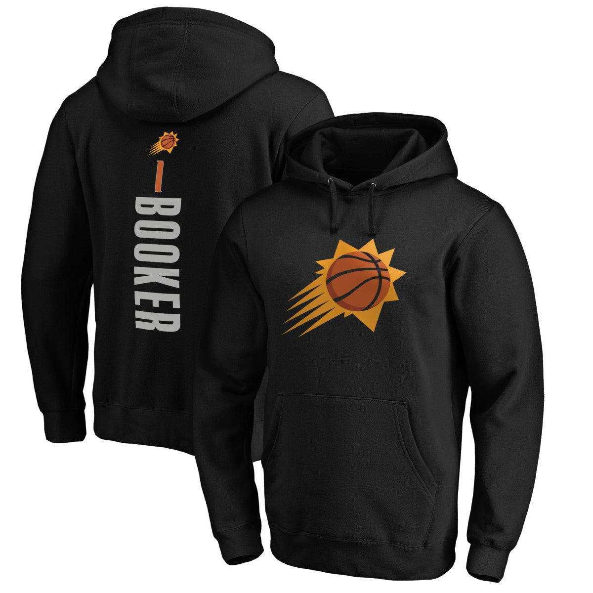 Devin Booker Phoenix Suns Playmaker Name & Number Pullover Hoodie