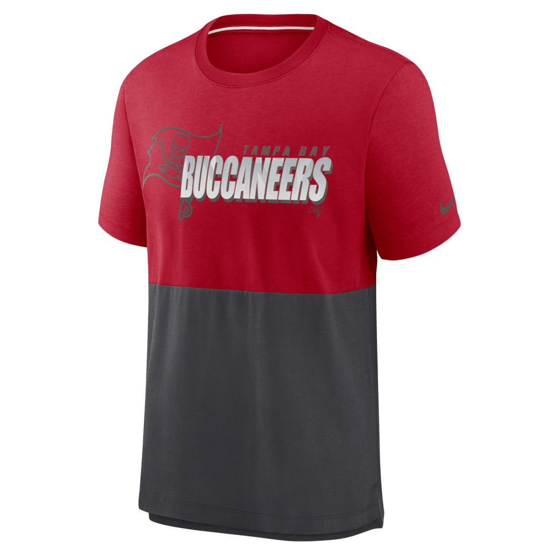 Fan Gear Colorblock Tri-Blend T-Shirt - Tampa Bay Buccaneers T-shirts