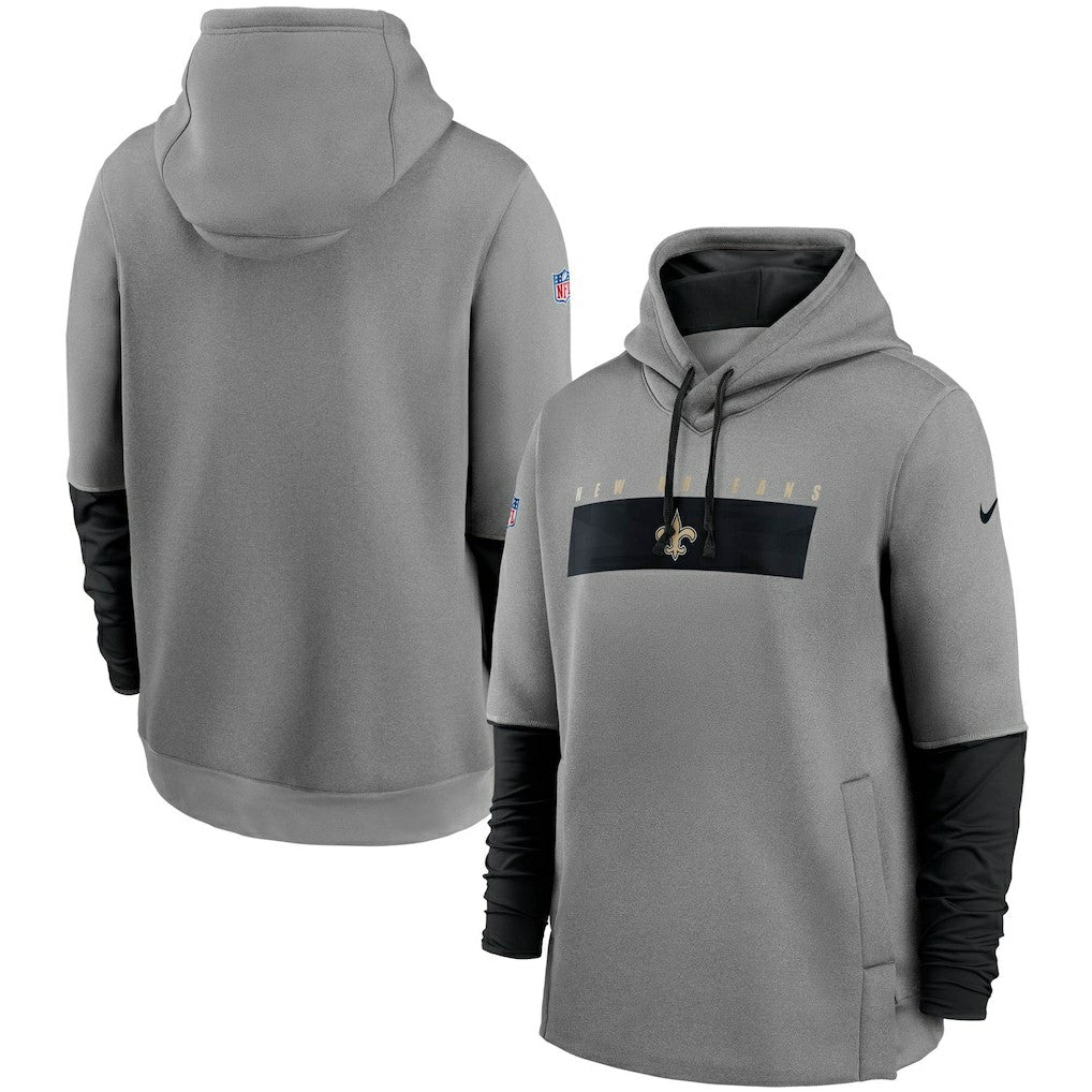 Sideline Playbook Performance Pullover Hoodie - New Orleans Saints Hoodies