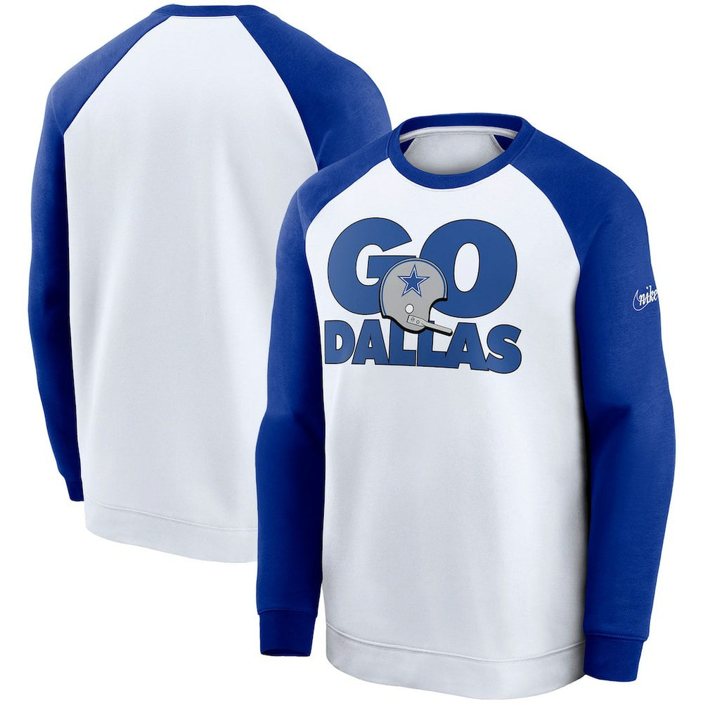 Fan Gear Throwback Go Helmet Sweatshirt - Dallas Cowboys Sweatshirts