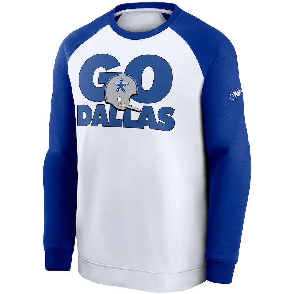 Fan Gear Throwback Go Helmet Sweatshirt - Dallas Cowboys Sweatshirts