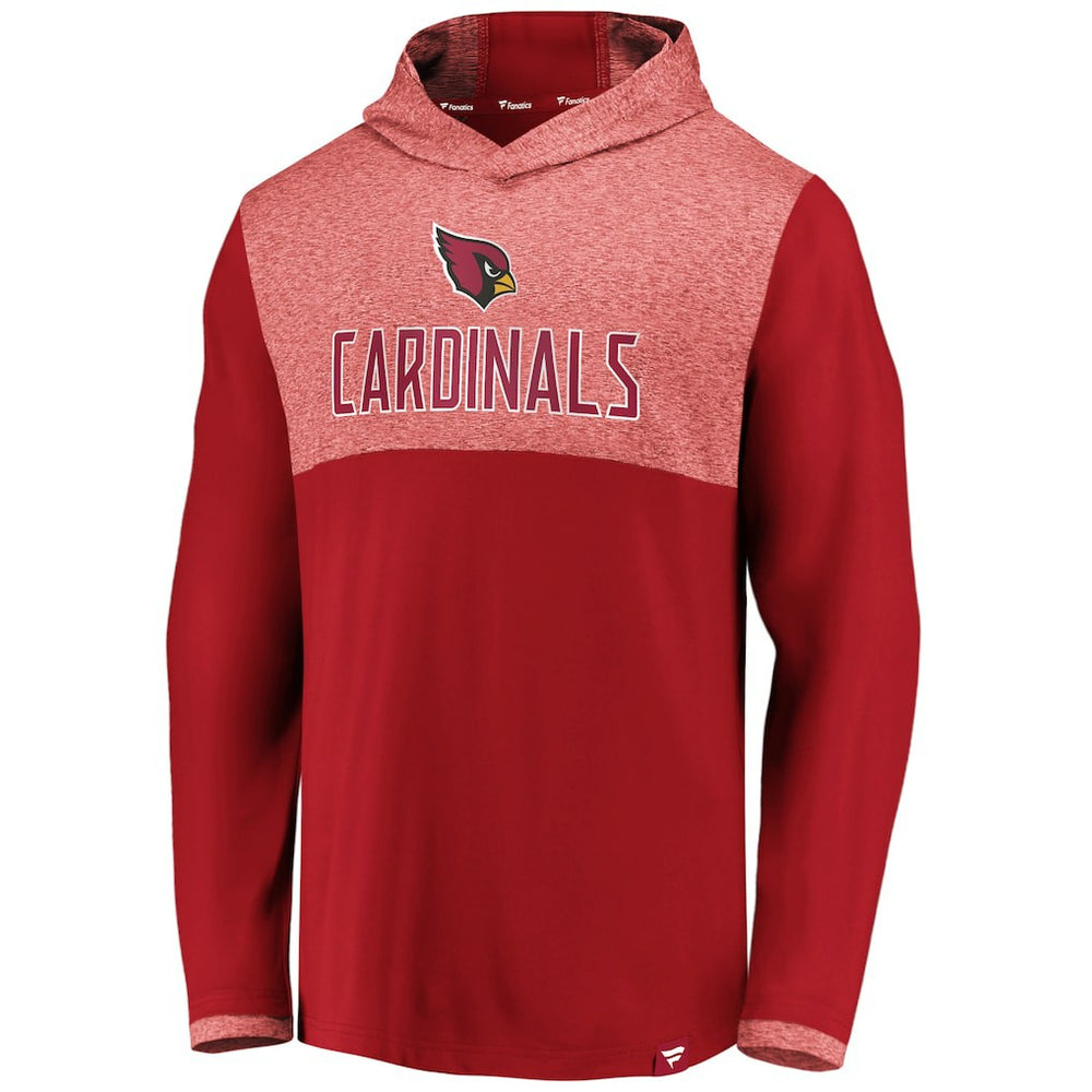 Iconic Marbled Clutch Hoodie Long Sleeve T-Shirt - Arizona Cardinals Hoodies