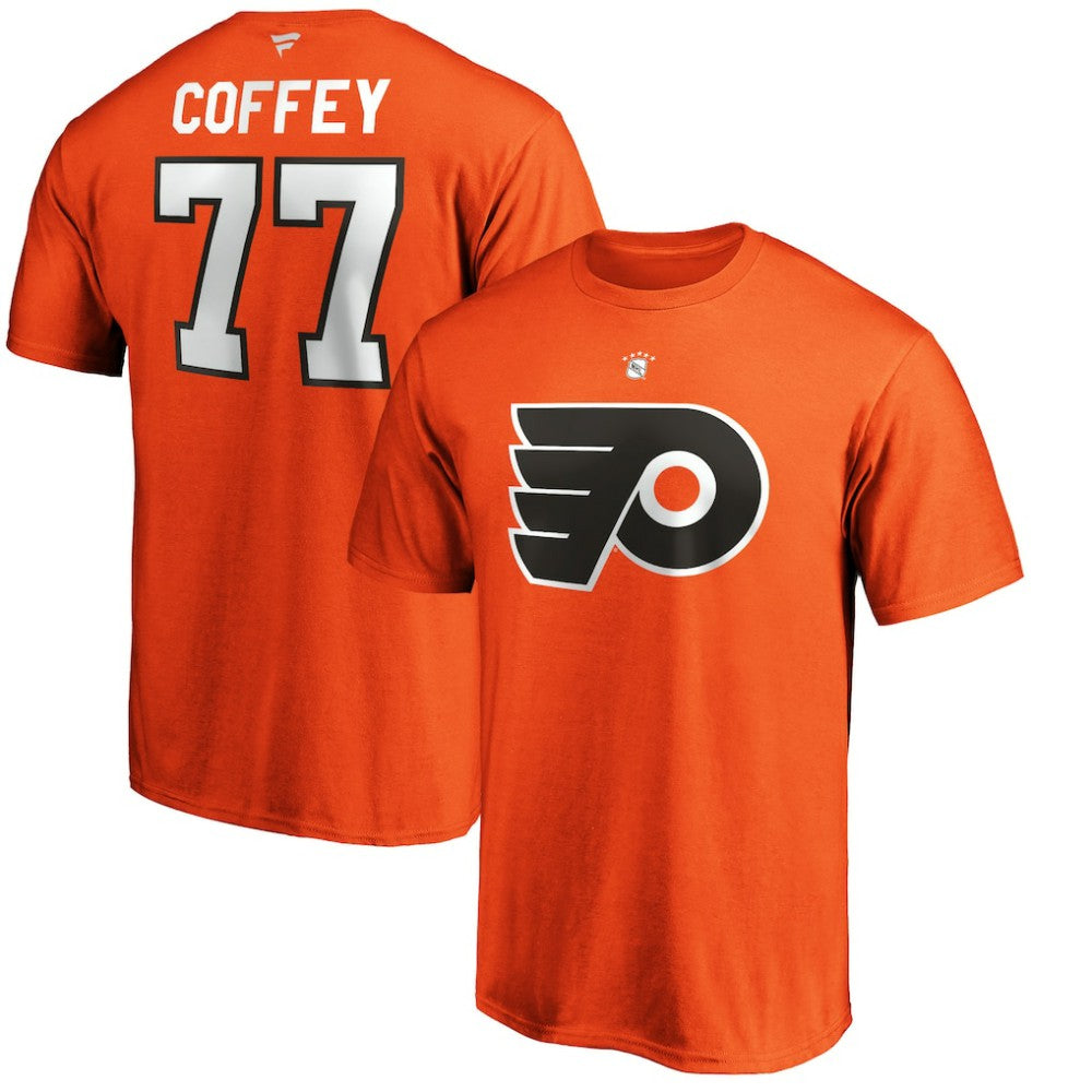 NHL Paul Coffey Philadelphia Flyers Fanatics Authentic Stack Retired Player Name & Number T-Shirt