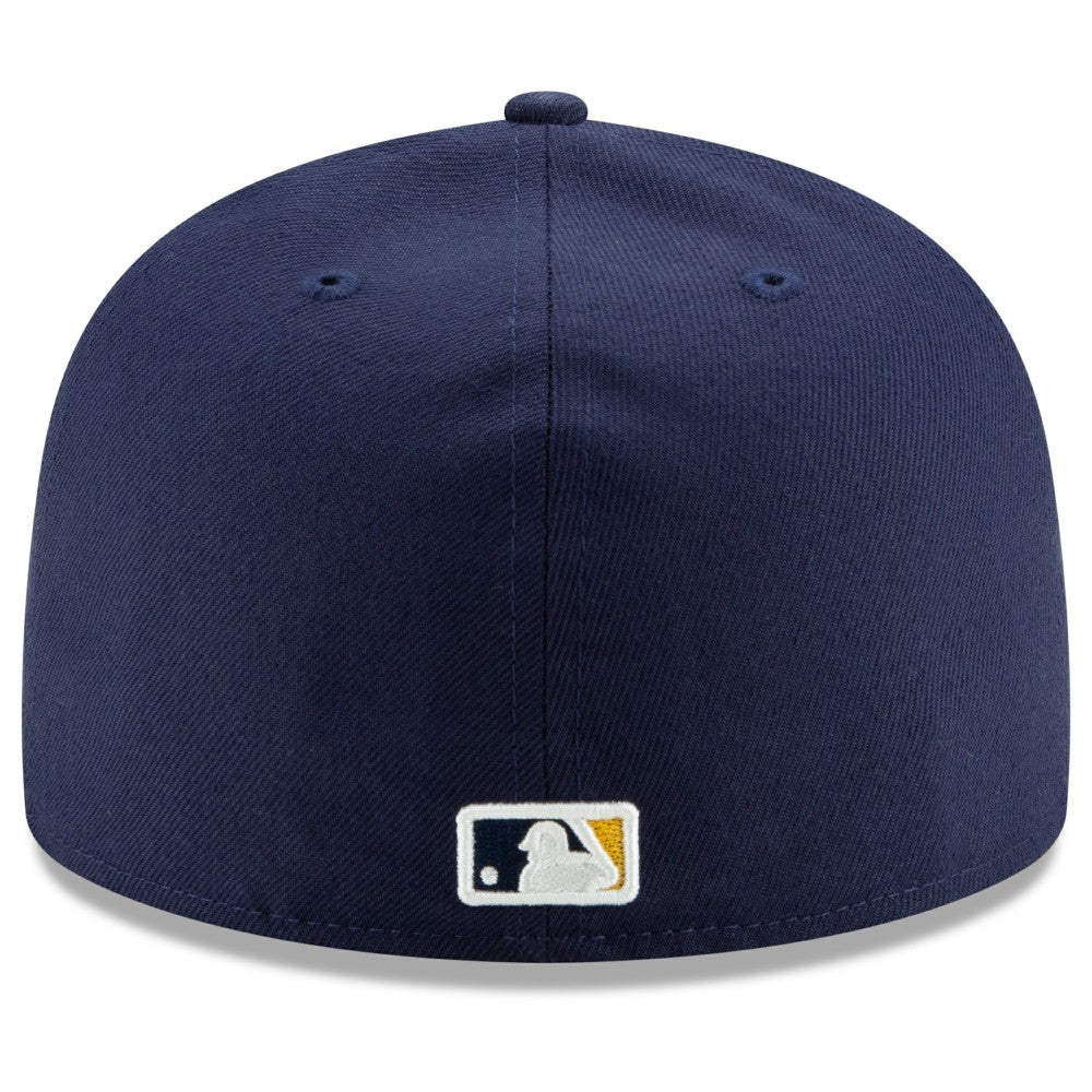 Navy Milwaukee Brewers New Era Home Authentic Collection On-Field 59FIFTY Fitted Hat