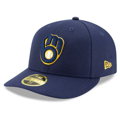 Navy Milwaukee Brewers New Era Authentic Collection On-Field Low Profile 59FIFTY Fitted Hat