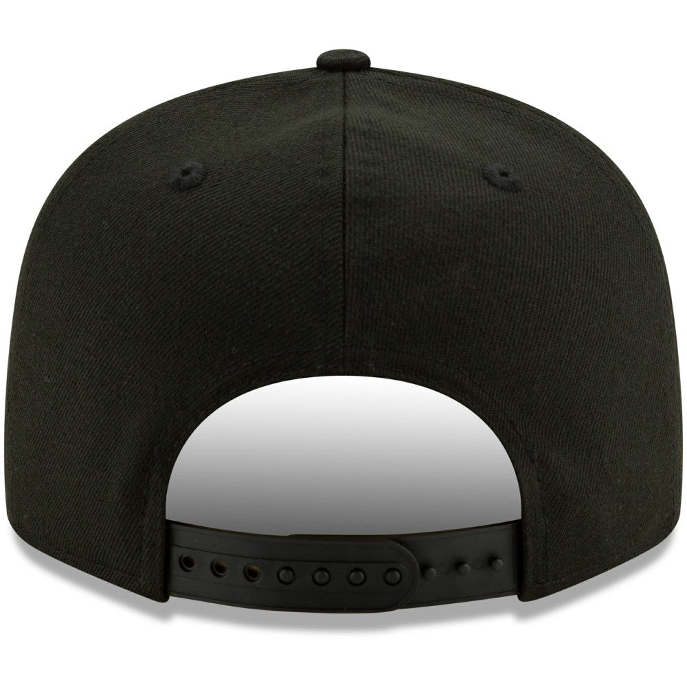 Black Milwaukee Brewers New Era Black on Black 9FIFTY Snapback Adjustable Hat