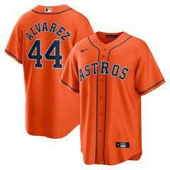Orange Yordan Álvarez Houston Astros Nike Alternate Replica Player Jersey