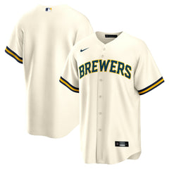 Cream Milwaukee Brewers Nike Home Replica Team Jersey