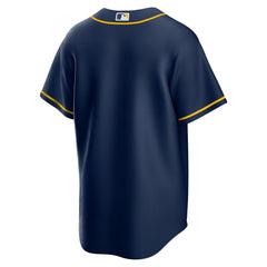 Navy Milwaukee Brewers Nike Alternate Replica Team Jersey