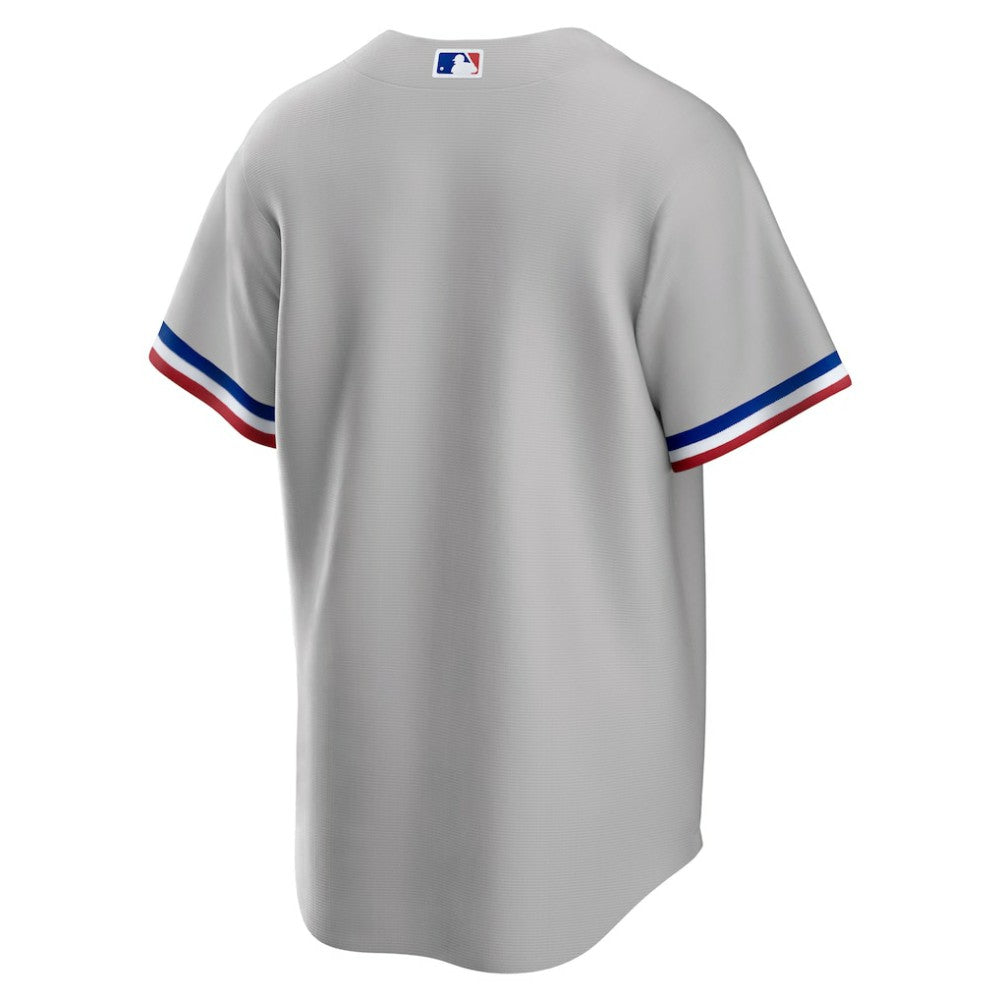 Gray Texas Rangers Nike Road Replica Team Jersey